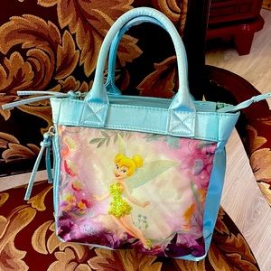 EUC DISNEY STORE TINKERBELL MINI SQUARE TOTE BAG